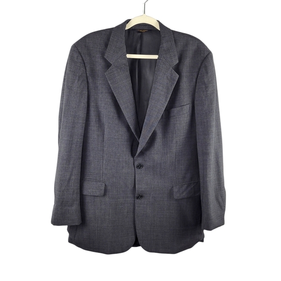 Brooks Brothers Brooksease Gray Wool 2-Button Blazer Suit Jacket Men's Size 42R - Picture 1 of 7